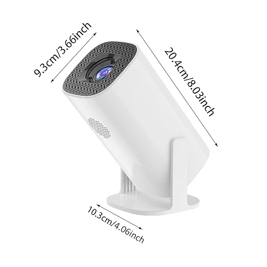Mini HD Projector for Phones & Laptops | Movies, Gaming & Parties – 4K/1080P Ready