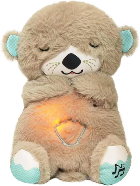 Breathing Teddy Bear – Soft Plush Sleep Aid Toy for Kids & Adults | Calming Companion for Anxiety & Better Sleep